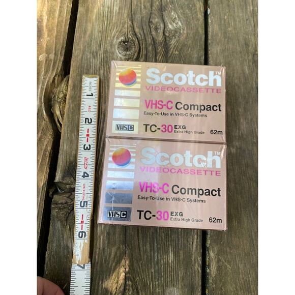 Scotch VHS-c Compact Videocassette 2 pack - Picture 5 of 6